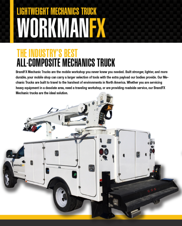 Lightweight Mechanics Truck WorkmanFX