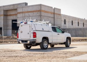 Truck Bodies by BrandFX Built Lightweight For Electricians & Dispatched Service Fleets